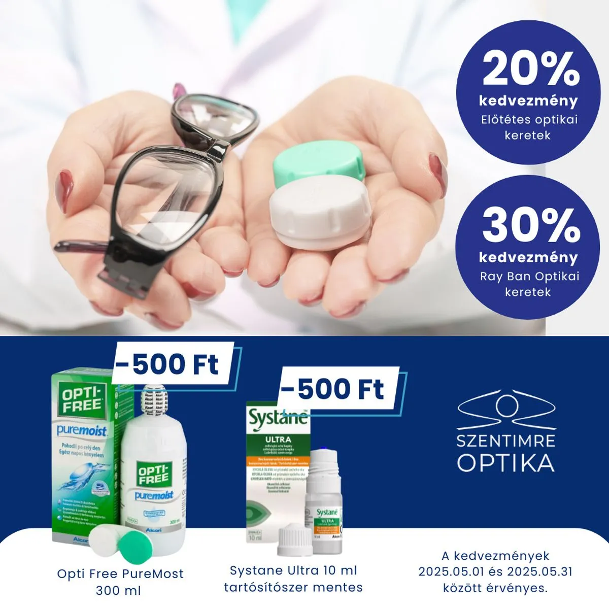 Szentimre Optika kedvezményes kampánykép